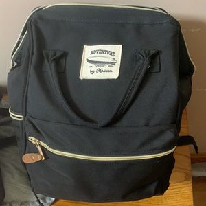 Black Diaper Bag - Backpack